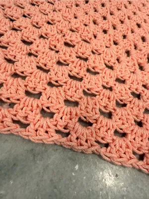 Handmade Crochet Bandana Head Scarf Cotton Boho Triangle Wrap Fest Cottagecore thumbnail 2