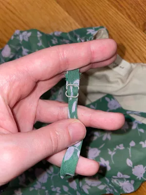 Audrey 3+1 green floral maxi dress thumbnail 3