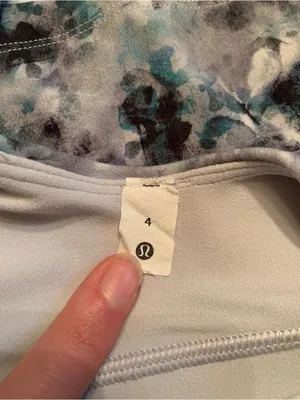 Lululemon Align Tank Top 4 Kaleidofloral Multi Gray Blue thumbnail 3