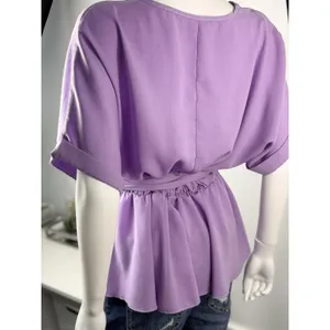 Cute Flowy Top Size L Purple Size L thumbnail 4