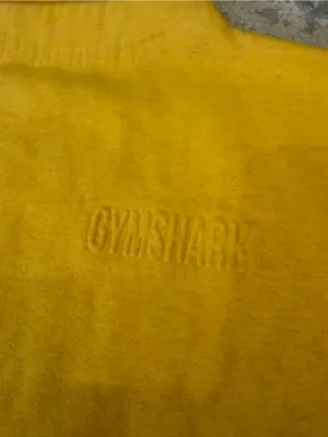 Gymshark Yellow Mock Neck Tunic Hoodie Sweatshirt Size Small thumbnail 3