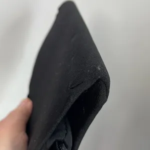 Vintage Black satin fringe bag. thumbnail 10