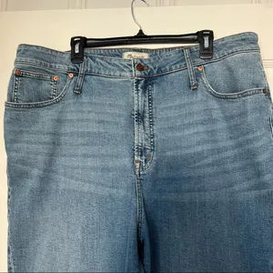 The Perfect Vintage Mom Jeans Raw Hem Size 35 NWT thumbnail 5