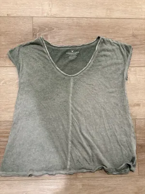 American eagle green light flowy tee thumbnail 1