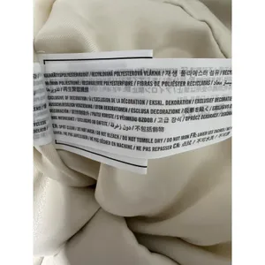 Abercrombie & Fitch Mini Puffer Vegan Leather Jacket Cream Women's Size‎ Small thumbnail 11