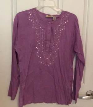 Route 66 Fabulous sequined boho top. BNWT. Small. thumbnail 1