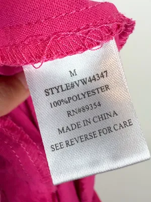 Adrienne Vittadini Hot Pink Gauzy Wide Leg Trousers Size Medium thumbnail 11