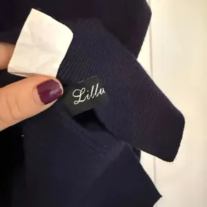 Lillusory navy quarter zip oversized sweater large thumbnail 4