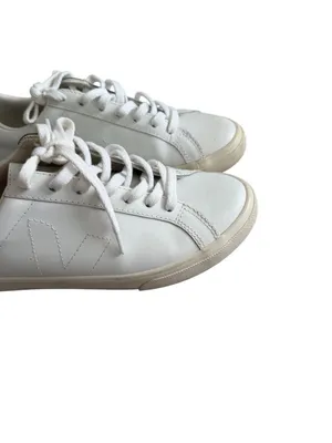 VEJA Women's Esplar White Leather Trainers Sneakers size 8 thumbnail 7