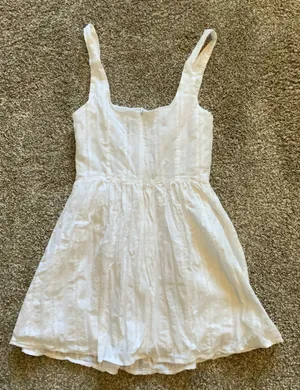 White Mini Dress Princess Polly thumbnail 2