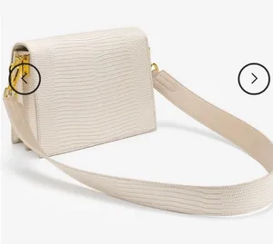 JW PEI Flag Bag in Ivory Lizard thumbnail 3