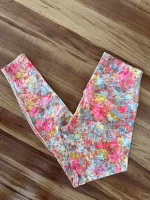 LULULEMON Align Pant 25" in Inflorescence Multi Sz. 8 thumbnail 10
