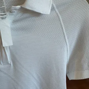 Lululemon Swiftly Tech Short Sleeve Polo Shirt White Size 8 thumbnail 4