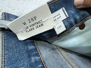 NWT Madewell The Vintage Flare Jeans Women’s 28P Petite High Rise Medium Wash thumbnail 9