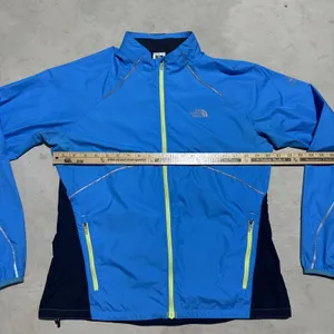 The North Face Women's L Torpedo Alka Flight Series Jacket Lightweight Blue Zip thumbnail 4