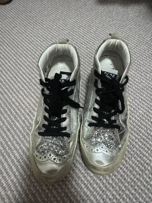 Golden Goose Midstar Grey Silver Sequin thumbnail 3