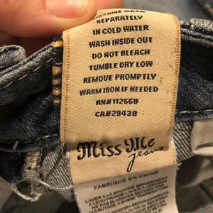 Miss Me Boot Stretch Western Rodeo Jean Med Wash Whisker Detail 27X33 JE1059B2L thumbnail 8