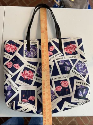 Kate Spade New York Turn Over A New‎ Leaf Seed Packet Large Tote bag thumbnail 8