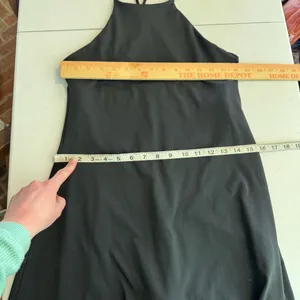 Girlfriend Collective The Naomi Workout Dress built in‎ Shorts Black Medium thumbnail 7