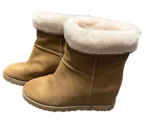 UGG Classic Shearling‎ Suede Boots Chestnut Brown Cozy Cabin Core Size 9 thumbnail 1