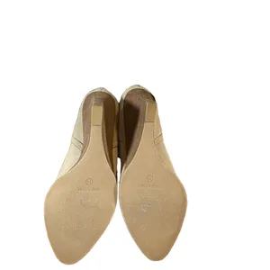 Crown Vintage Women’s Beige Suede Western Wedge Ankle Boots Size 7.5 thumbnail 4