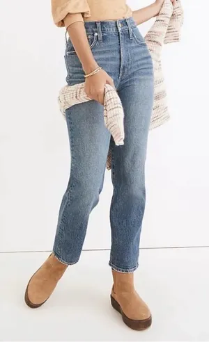 MADEWELL The Perfect Vintage Straight Leg Jeans Size 29 Medium Blue Wash Ankle thumbnail 1