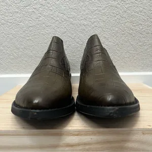 Frye Billy Shootie‎ Rosemary Green Western Ankle Boots 7 thumbnail 7