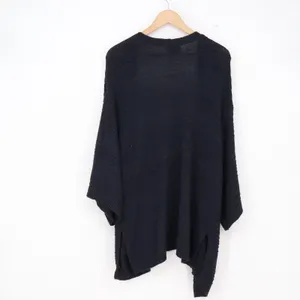 Old Navy Cardigan Womens XL Open Front Navy Blue Textured Knit Pockets Excellent thumbnail 5