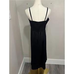 Wilfred Black Glaze Satin Dress Size 10‎ thumbnail 3