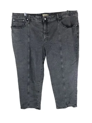 Madewell Womens Perfect Vintage Straight Jeans Size 26W Gray Denim Fair Trade thumbnail 1
