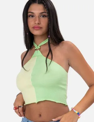 Adika Green Halter Top thumbnail 1