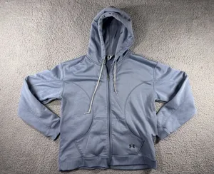 Under Armour Hoodie Women XL Full Zip Fleece Casual Outdoor Jacket‎ thumbnail 1