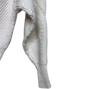 Joie Mock‎ Turtleneck Button Detail Sweater Cream XXS thumbnail 4