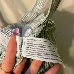 Hollister Green Gingham Sleeveless Romper thumbnail 4