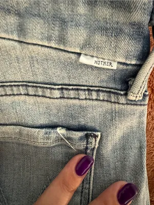 MOTHER The Looker Ankle Fray Jeans Women’s Size 25 Light Wash thumbnail 8