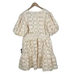 NWT Lulus So Sweet To Me Cream Floral Puff Sleeve Mini Dress Size XL thumbnail 3