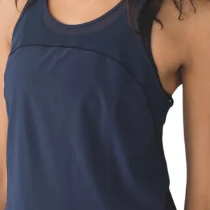 Lululemon 5 Mile Singlet Inkwell Tank Top Size 10 Camisole Tank Top thumbnail 12