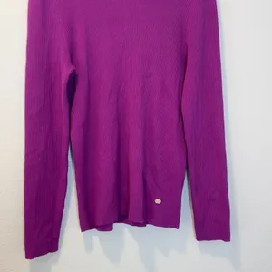 Lauren Ralph Lauren Size-XL Women's Sweater Hot Purple‎ Turtleneck Logo thumbnail 9