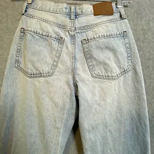 Aeropostale High Rise Baggy Jeans Women 00 Reg Light Wash Denim Retro Y2K EUC thumbnail 5
