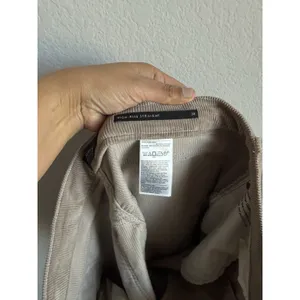 Banana Republic Women's High‎ Rise Straight Leg Tan Corduroy Pants Size 30 thumbnail 5