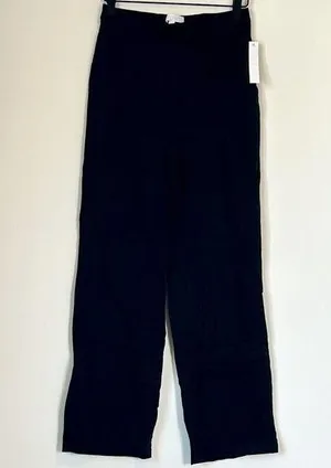 Abound Black Casual Pull-On Pants - Size: Extra Small thumbnail 1