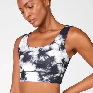 Fabletics Harlow Reversible Medium Impact Sports Bra Sz S Tie Dye Bright‎ Pink thumbnail 1