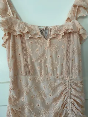 Saylor Peach Julianna Eyelet Tiered Dress thumbnail 7