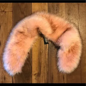 New York Cara Lt Pink faux fur boa thumbnail 5