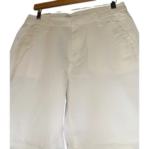 NWT Outerknown Pants Womens 4 White‎ Cream Wide Leg Flare Organic Cotton Beach thumbnail 2
