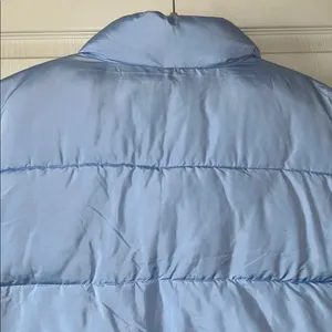 Urban Outfitters BDG Pia Sleeveless Blue‎ Zip Puffer Vest Small Back to School thumbnail 12