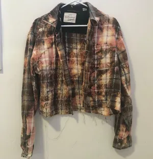 vintage acid wash button up top thumbnail 3