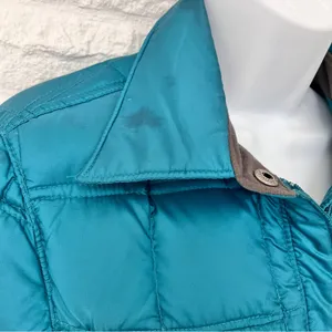 Woolrich Teal Blue ‘Abington’ Quilted Down Puffer Jacket, Size S thumbnail 5