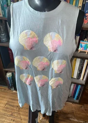 Show Me Your Mumu S shell oversized vacation sleeveless top thumbnail 1