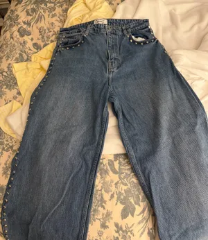 Reformation Studded Jeans thumbnail 1